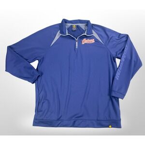 DeMarini Astros Mens XL 1/4 Zip Pullover Jacket Navy MLB Baseball